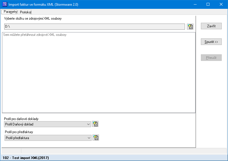 Pronájem modulu - Import faktur vyd.a obj. přijatých Stormware