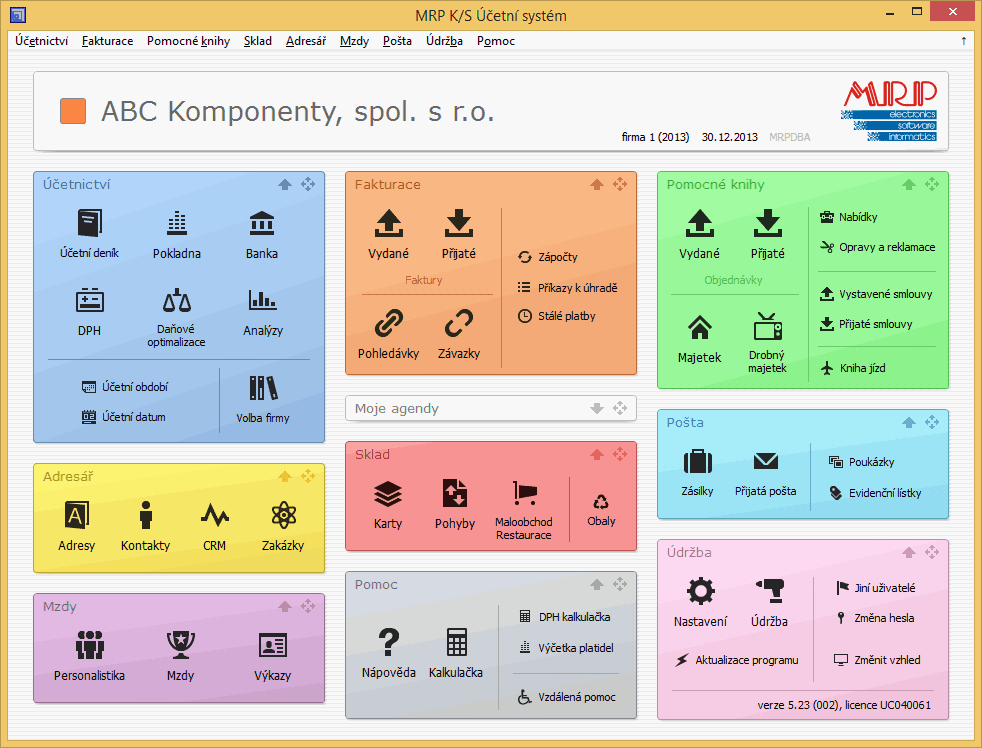Účetní systém MRP-K/S komplet